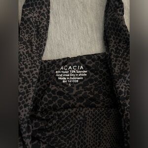 ACACIA Black Snake River Bodysuit